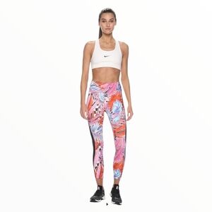 NIKE  women's one tight crop tropical leggings